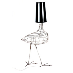 Lampe Oiseau sur pied ©Marie Christophe